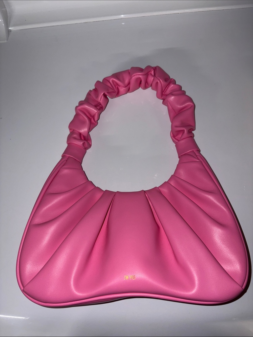 JW PEI-Gabbi Ruched Hobo Handbag - Pink